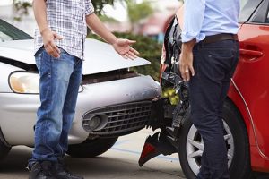Two Drivers Arguing After Traffic Accident | Technology Could Dramatically Reduce Deadly Rear-End Collisions